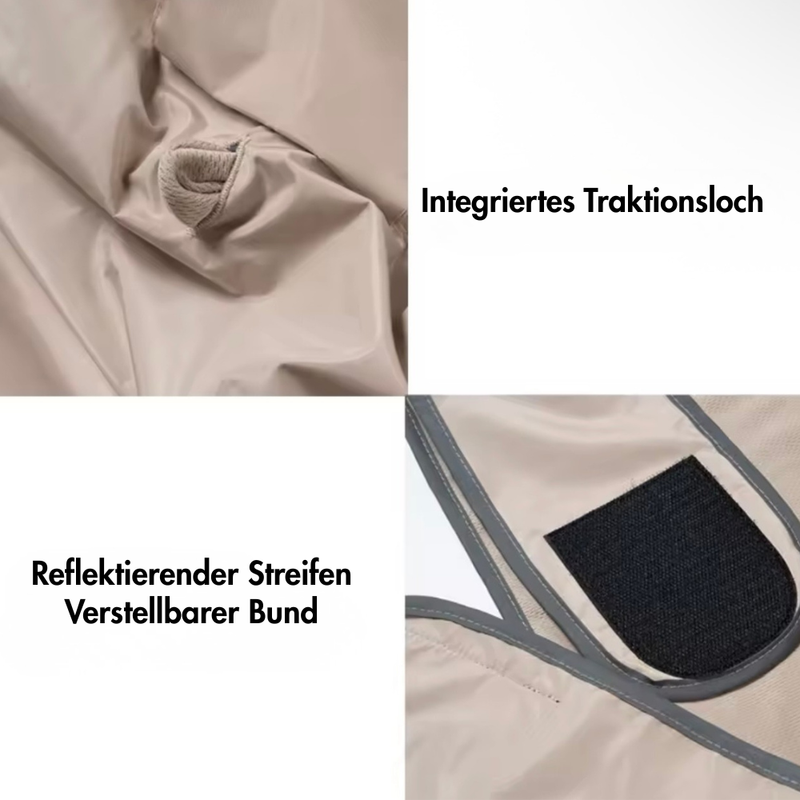 ✨ Reflektierender Streifen & verstellbarer Bund